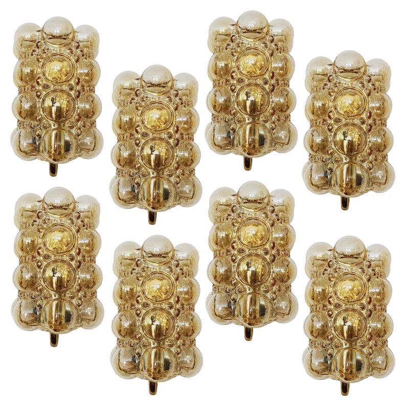 1 der 8 Glaswandleuchten Sconces von Helena Tynell für Limburg, 1960