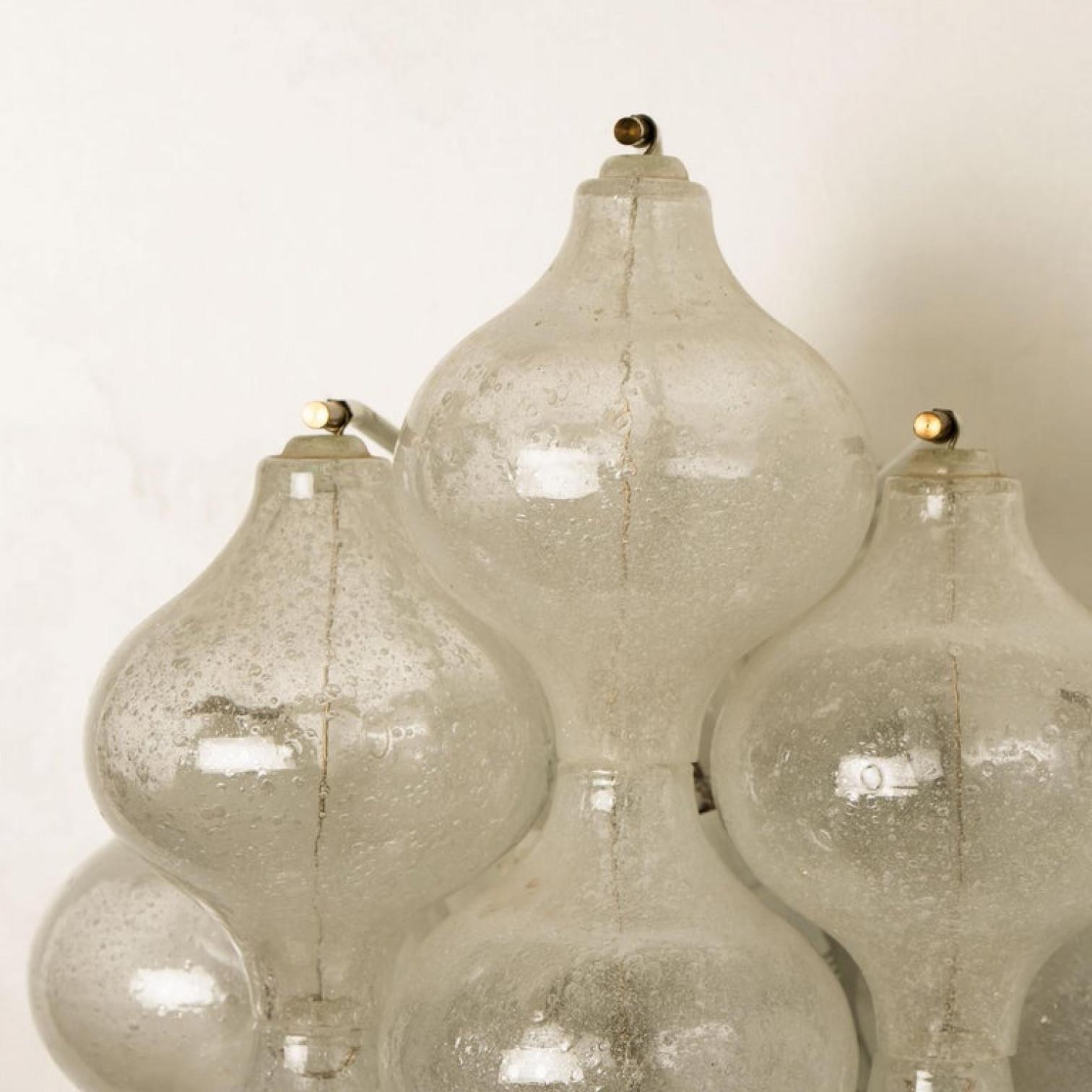 1 of the 8 of Large Tulipan Wall Lamps or Sconces by J.T. Kalmar 'H 21.2', 1960s For Sale 4