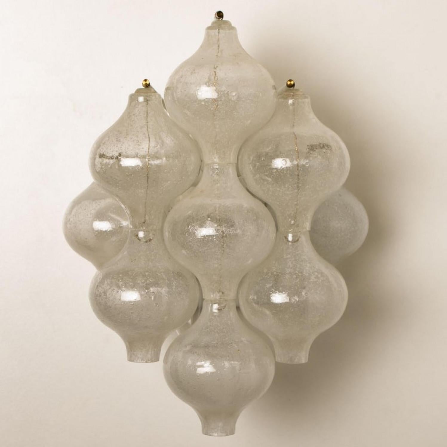 1 of the 8 of Large Tulipan Wall Lamps or Sconces by J.T. Kalmar 'H 21.2', 1960s im Angebot 4