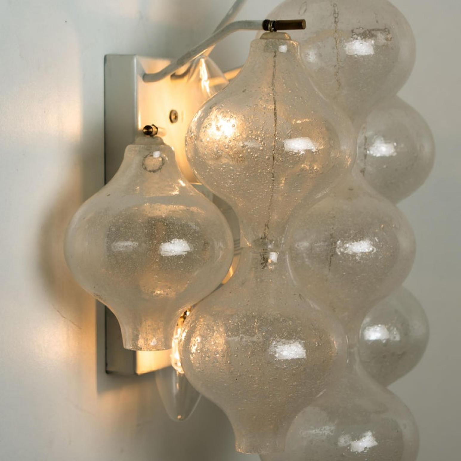 1 of the 8 of Large Tulipan Wall Lamps or Sconces by J.T. Kalmar 'H 21.2', 1960s For Sale 7