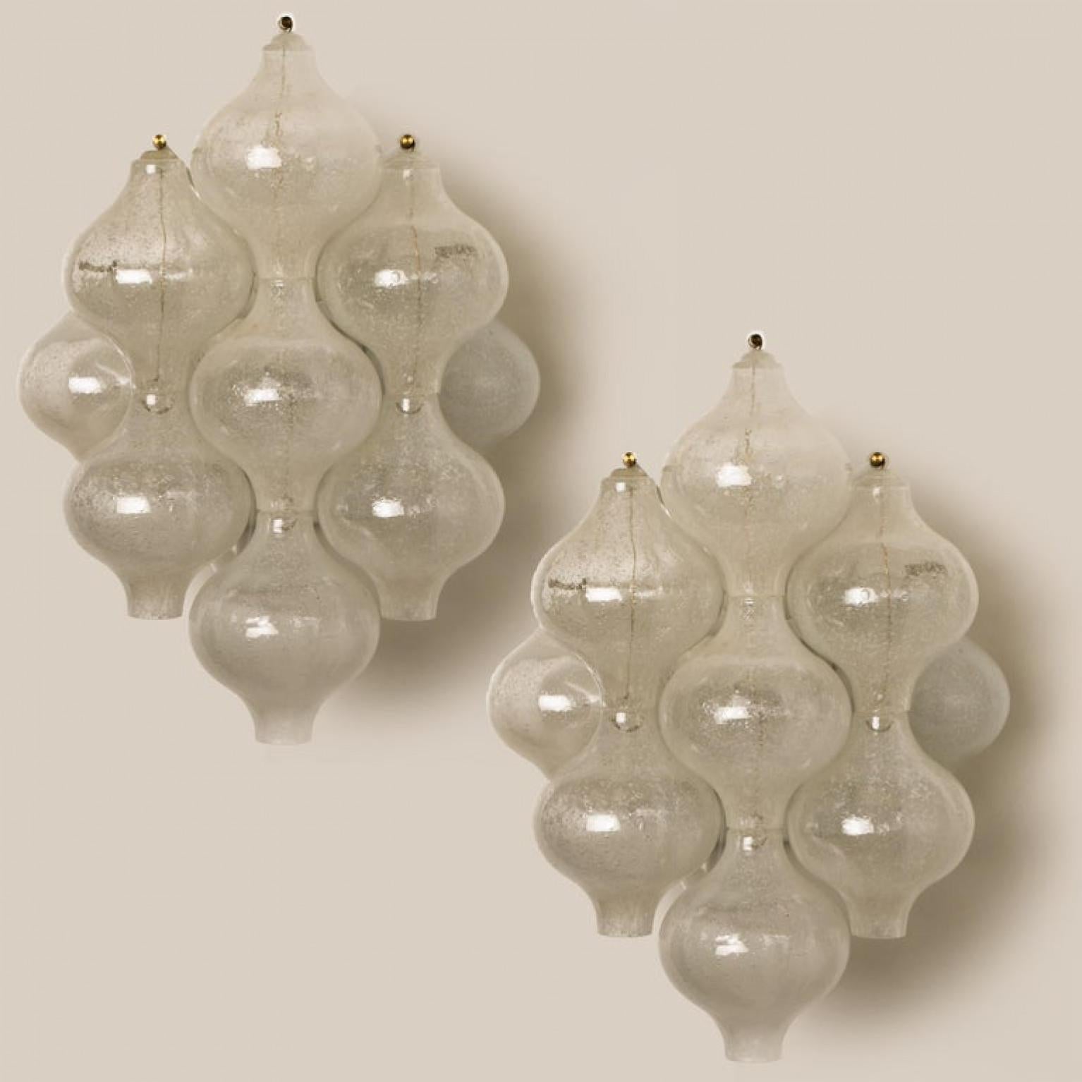 1 of the 8 of Large Tulipan Wall Lamps or Sconces by J.T. Kalmar 'H 21.2', 1960s im Angebot 1