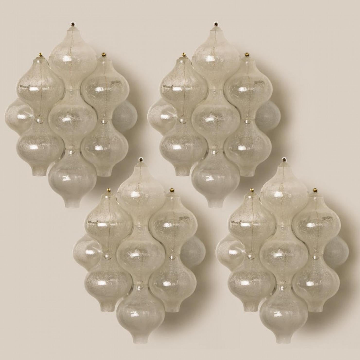 1 delle 8 lampade o applique Tulipan di J&T. Kalmar 'H 21.2', anni '60 in vendita 3