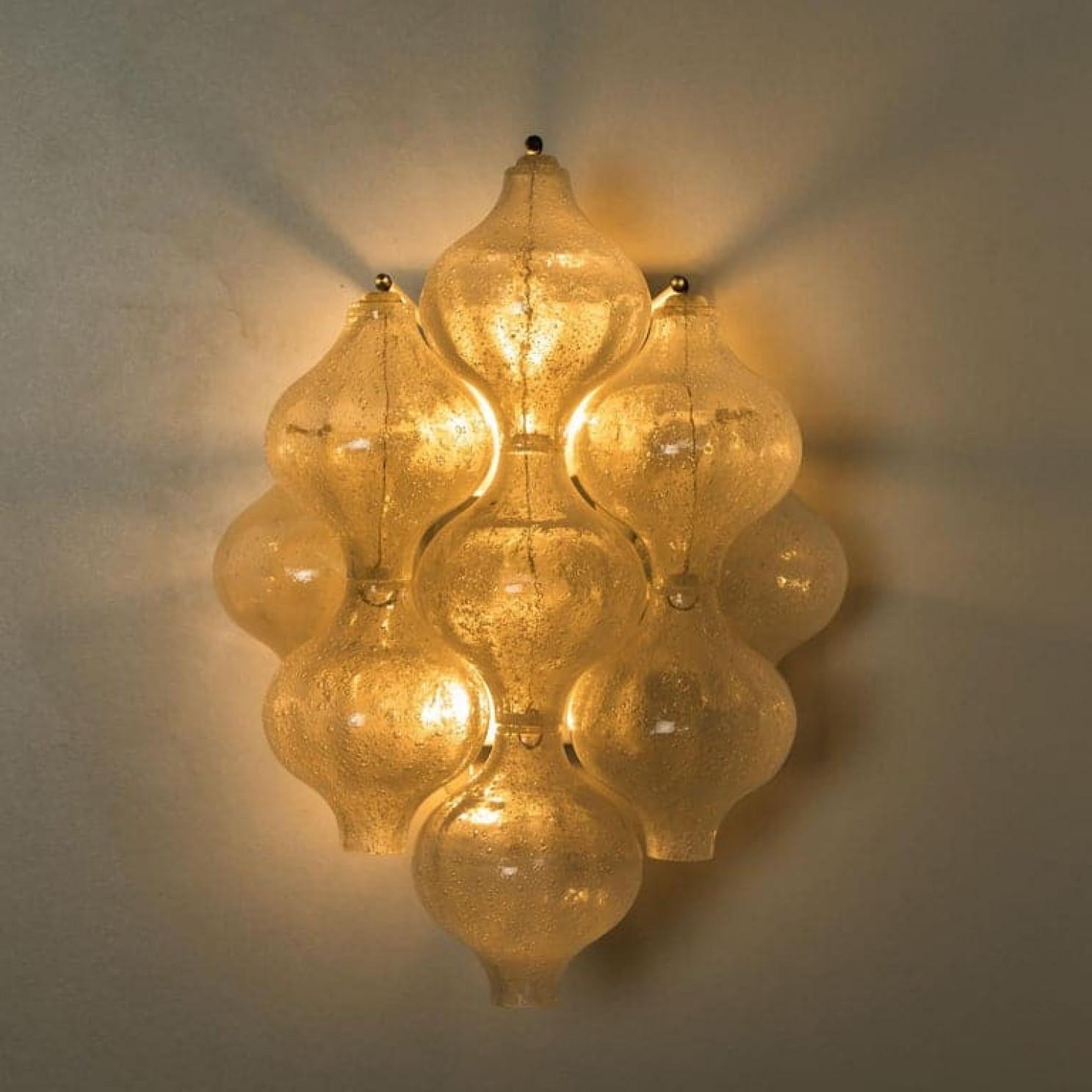 1 de las 8 de Lámparas de pared o apliques Tulipan de J.T. Kalmar 'H 21.2', década de 1960 Otro en venta