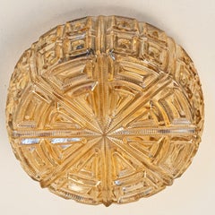 1 de los 8 apliques/plafones redondos de cristal al estilo de Tynell, 1960