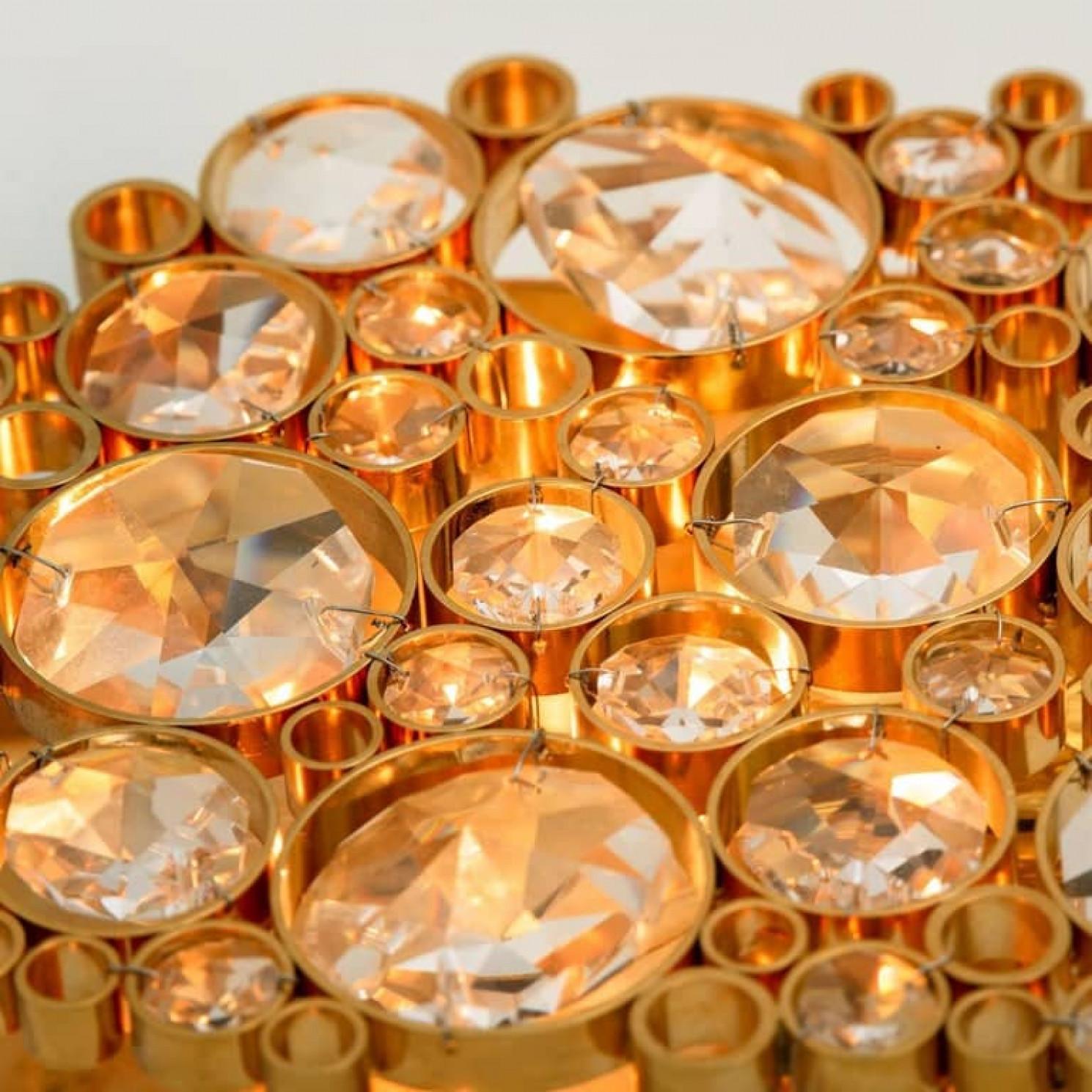 Metà XX secolo 1 of the several Modernist Wall Sconces Designed by Palwa in vendita