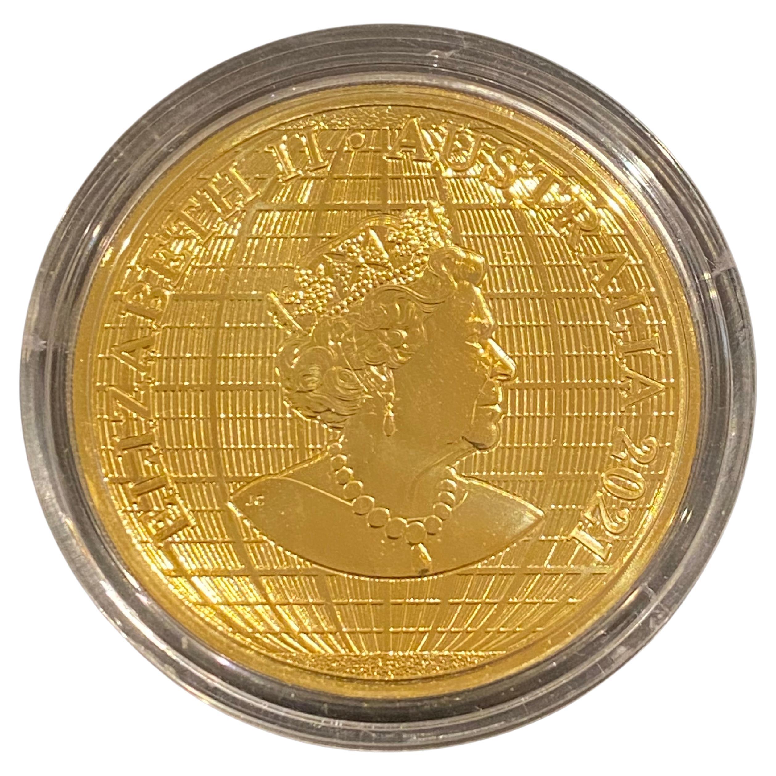 Scarce 1 Ounce (OZ) 9999 Gold $100 Australian Coin
