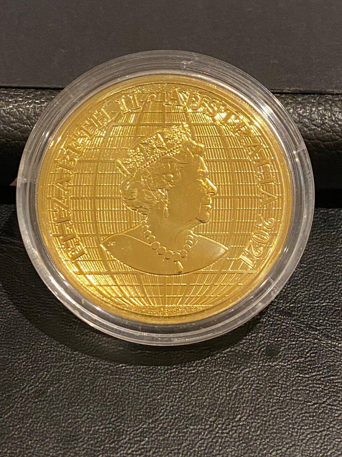 1 Ounce OZ 9999 Gold $100 Australienische „Beneath Southern Skies“ Unförmige Münze im Angebot 1
