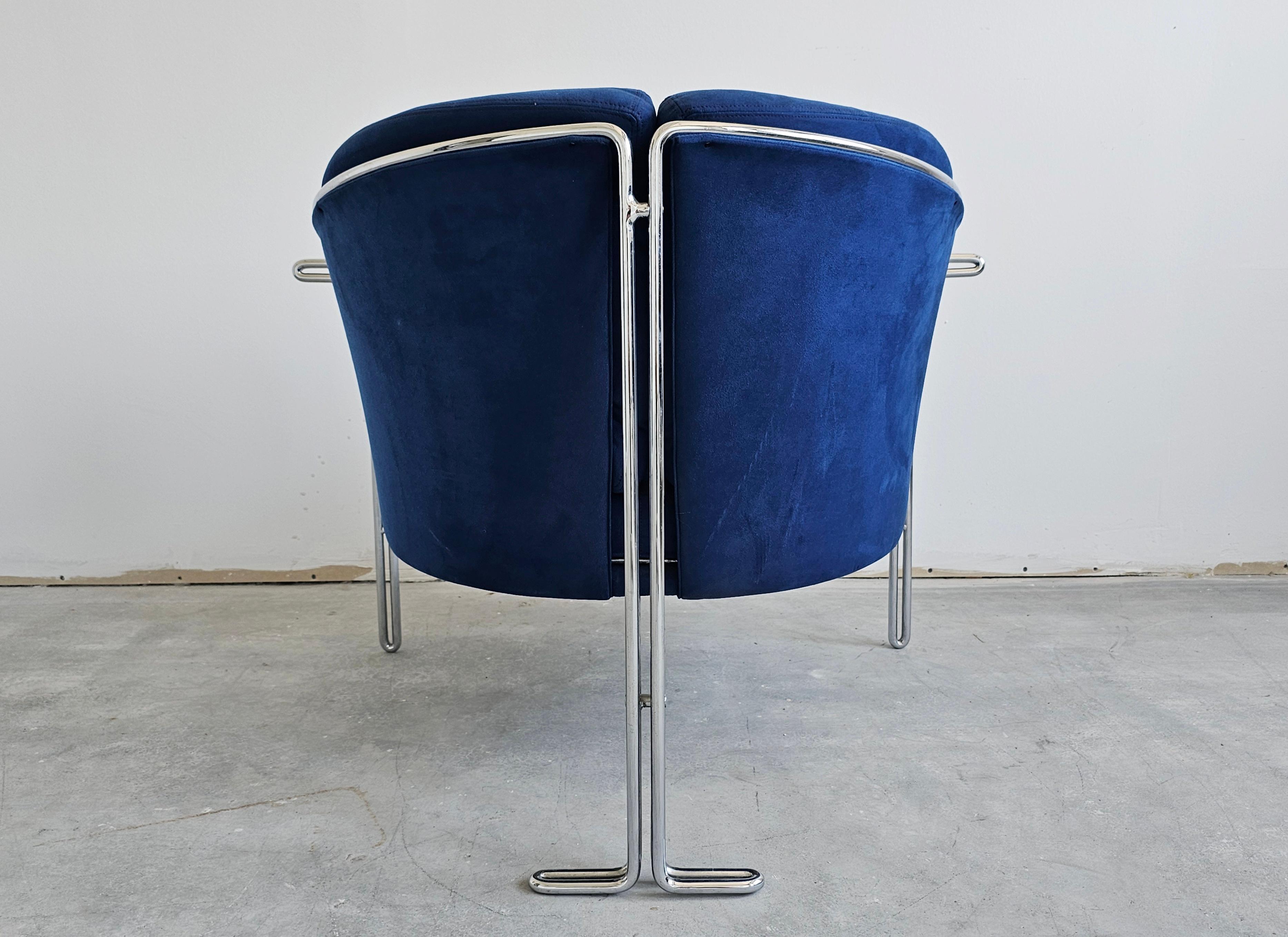 Acier 1 sur 4 chaises d'appoint du milieu du siècle de la série Entelechy de John C. Portman en vente