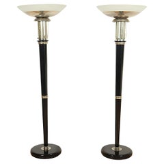 1 Pair of Art Déco Floor Lamps. France 1920s.