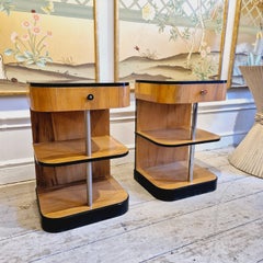 1 pair of bedside tables, Swedish Functionalism, 1940s