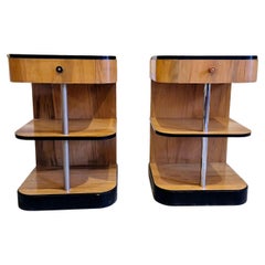 1 pair of bedside tables, Swedish Functionalism, 1940s