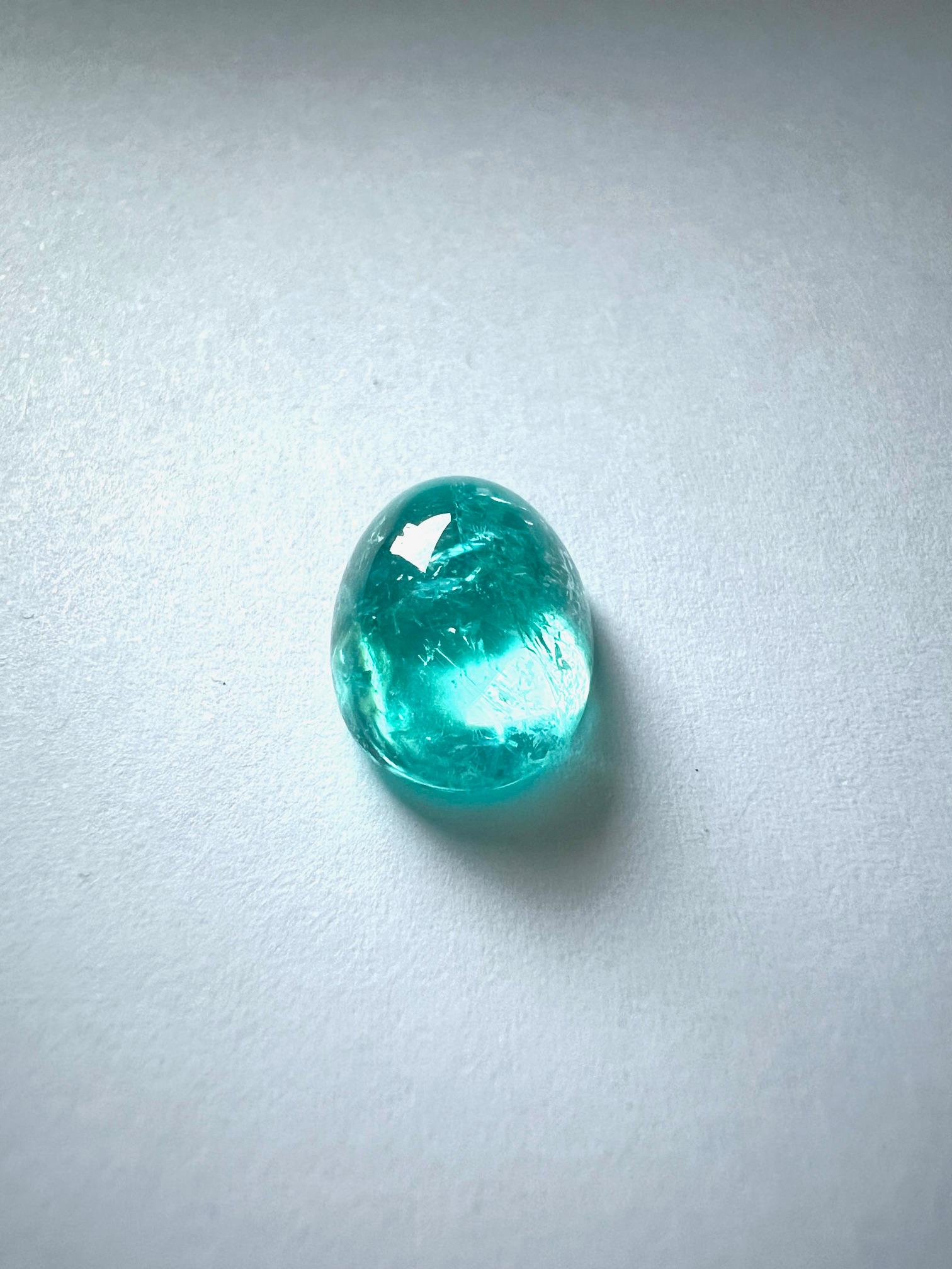 Questa tormalina Paraiba, 10,58c ovale 15,5x11,5mm, è bellissima per colore e forma e proviene dal Mocambico. Il colore può essere descritto come un blu/verde da piscina.
