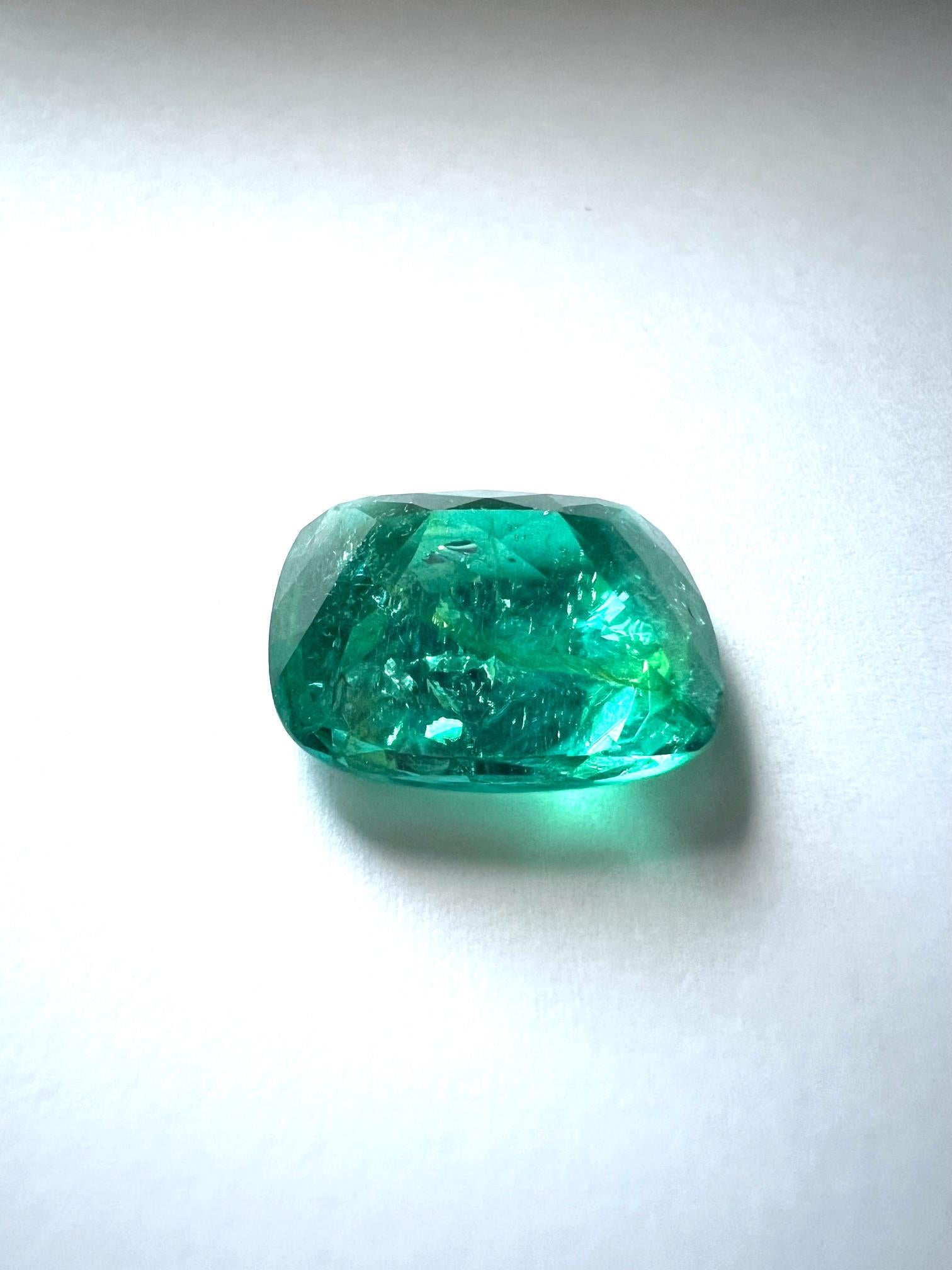 Contemporain 1 tourmaline Paraiba en forme de coussin de 19,16 c. en vente