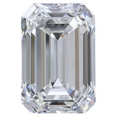 1 pc. Éblouissant diamant naturel de 1,5 mm taillé en émeraude