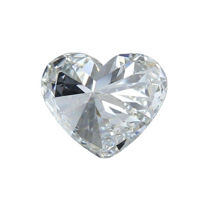 1 pc Dazzling Heart Brilliant Diamond with 1.00 Carat In New Condition For Sale In רמת גן, IL