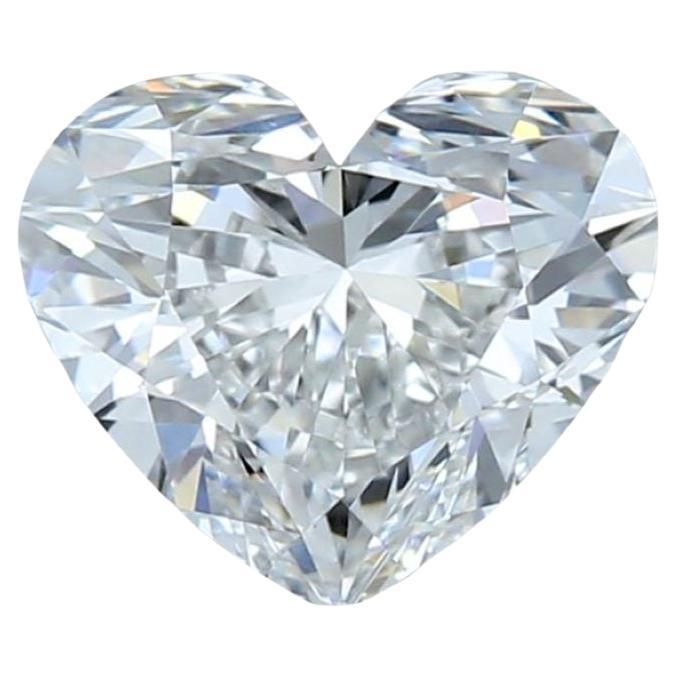 1 pc Dazzling Heart Brilliant Diamond with 1.00 Carat For Sale