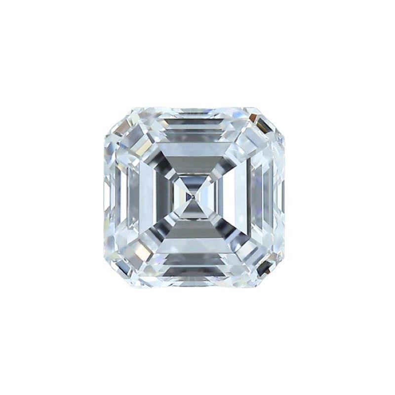 1 pc Dazzling Square Emerald Brilliant Diamond in 1.01 Carat In New Condition For Sale In רמת גן, IL