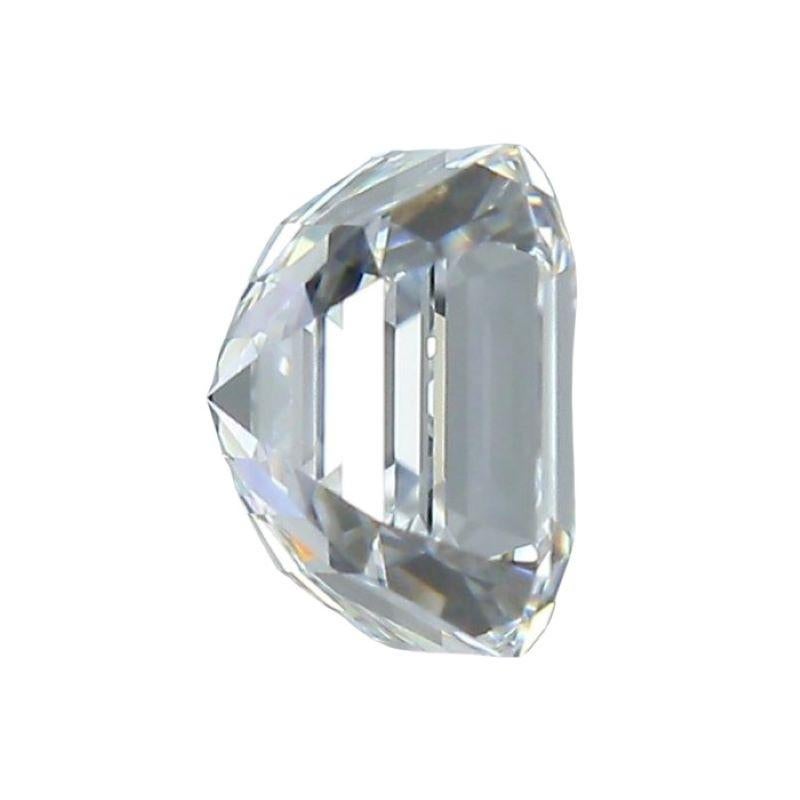 1 pc Dazzling Square Emerald Brilliant Diamond in 1.01 Carat For Sale 1