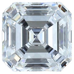 1 Stück schillernder quadratischer Smaragd-Brillant-Diamant mit 1,01 Karat