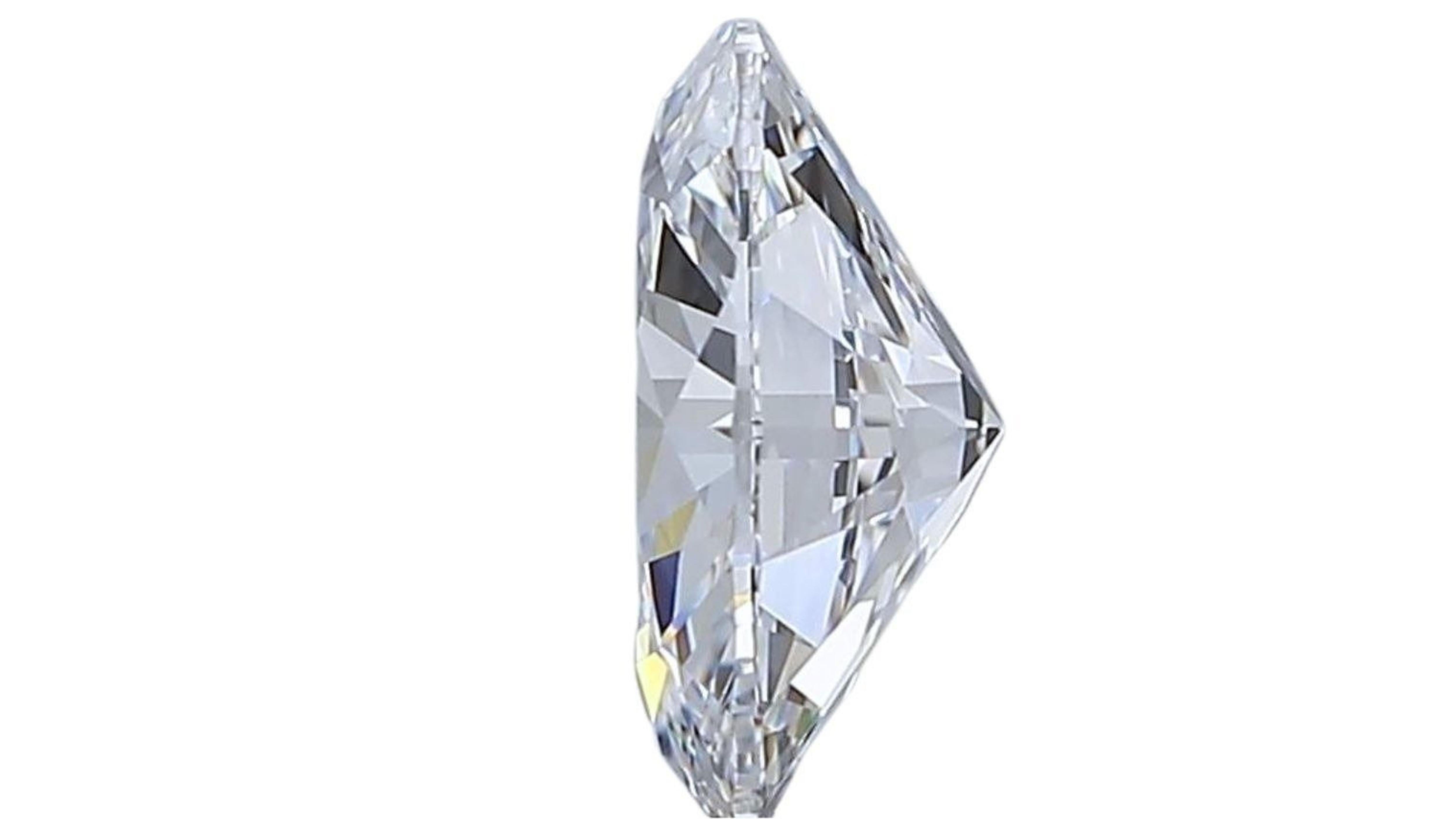 1 pc. Diamant naturel de taille ovale 0,80 scintillant Neuf - En vente à רמת גן, IL