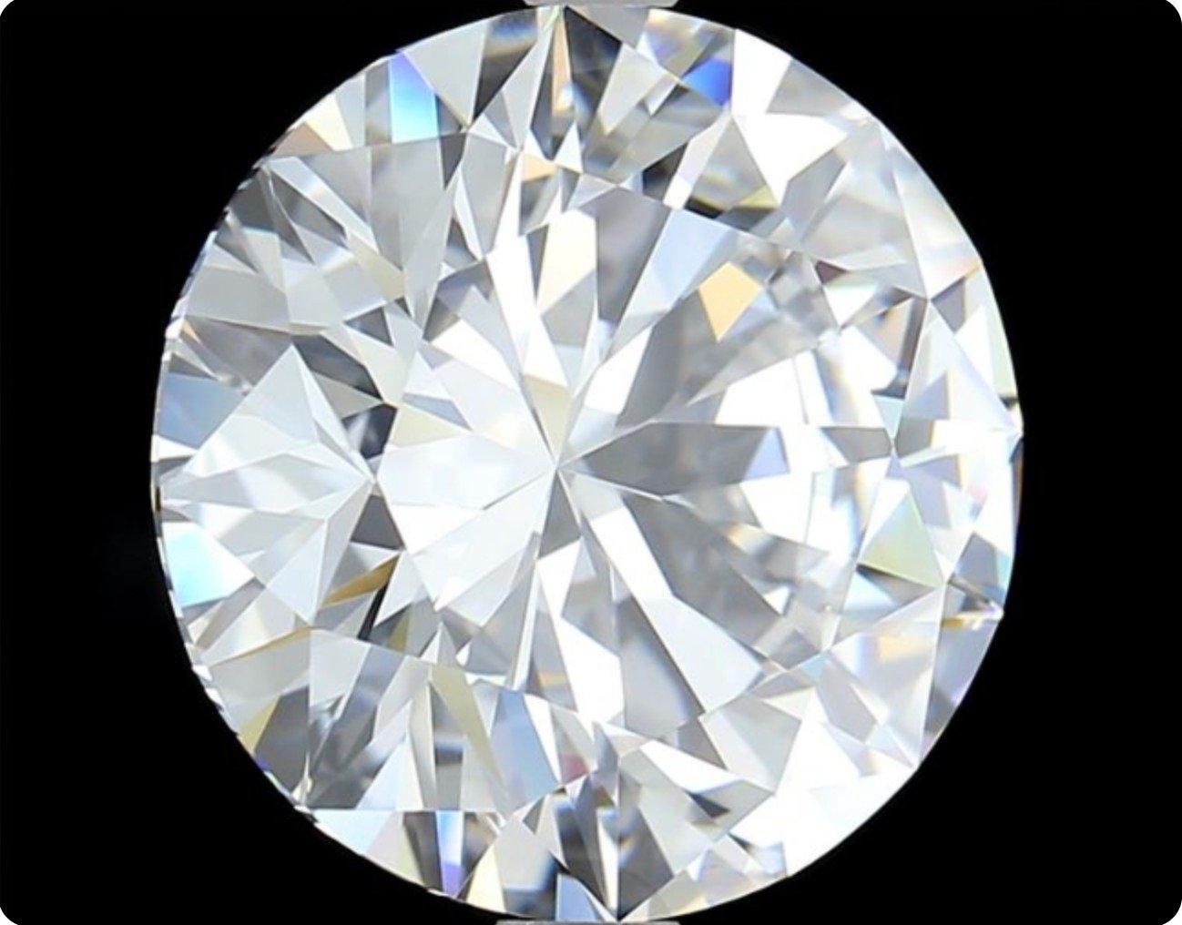 1 carat de diamant naturel, 0,29 carat, rond, H, VVS2, certificat GIA Neuf - En vente à רמת גן, IL