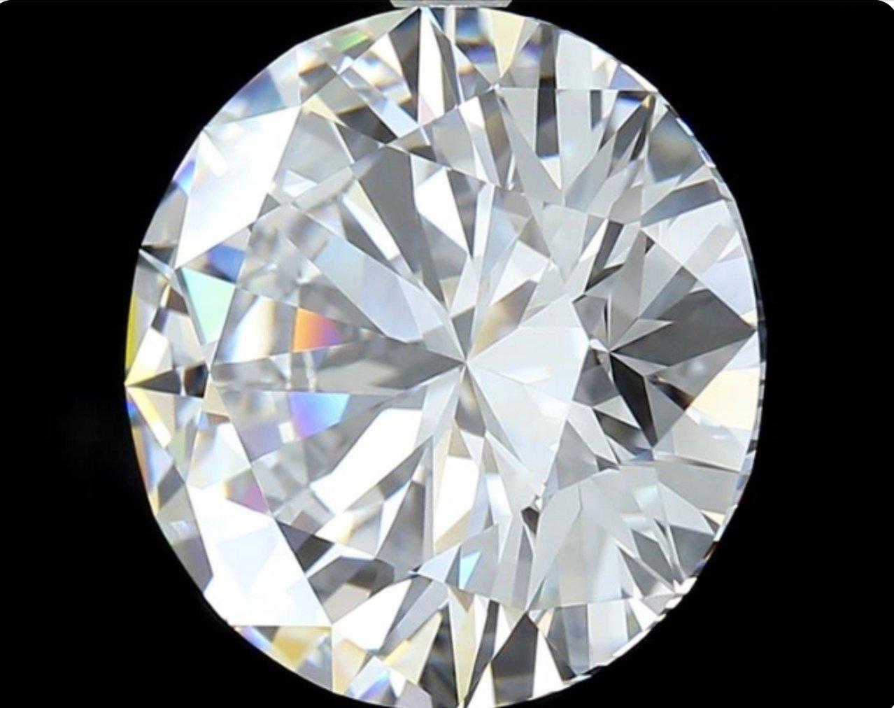 1 carat de diamant naturel, 0,29 carat, rond, H, VVS2, certificat GIA en vente 3