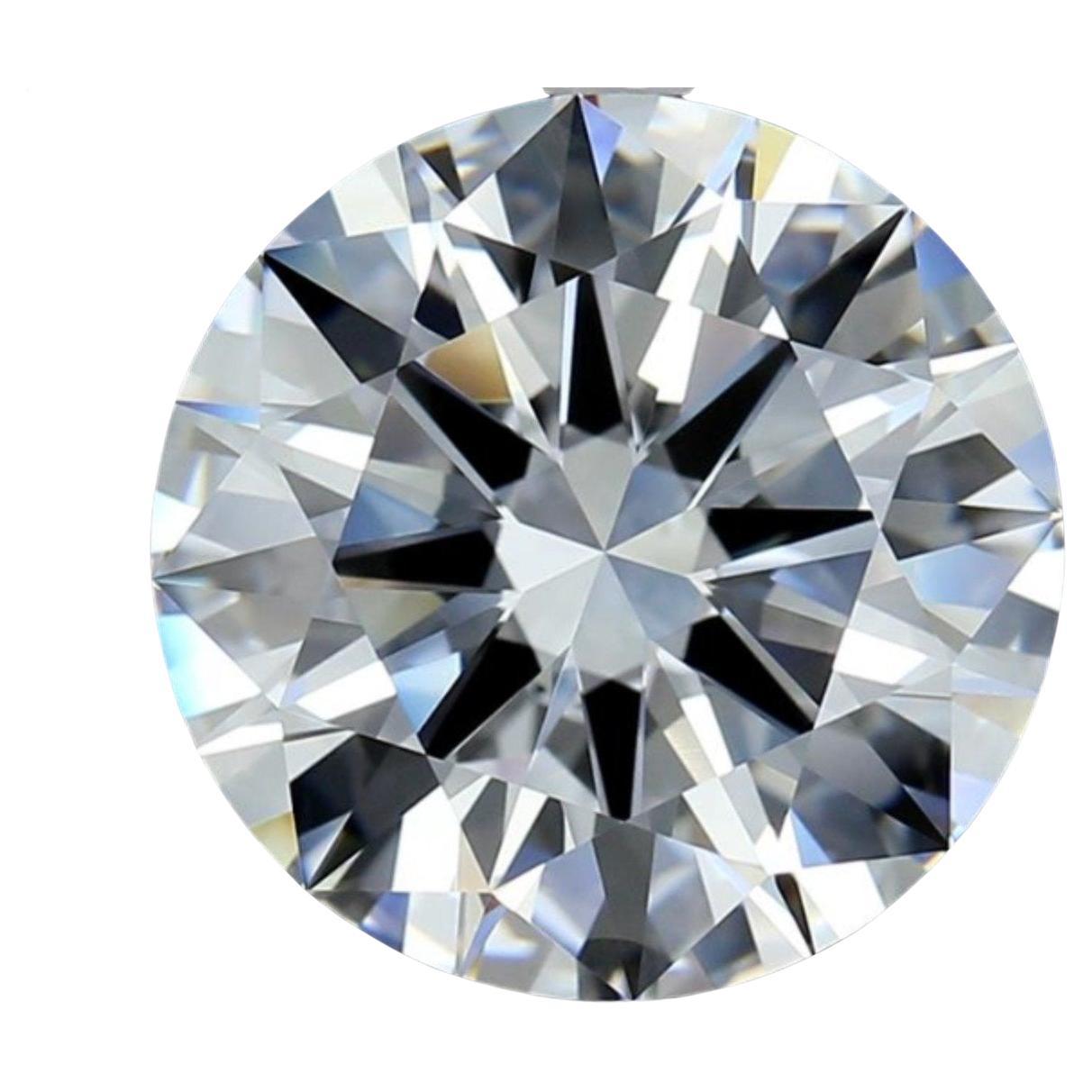 1 carat de diamant naturel, 0,29 carat, rond, H, VVS2, certificat GIA