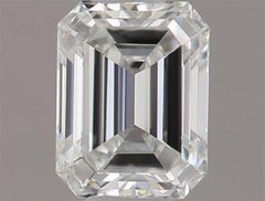 1 Pc Natural Diamond, 0.40 Ct, Emerald, E, VVS2, GIA Certificate