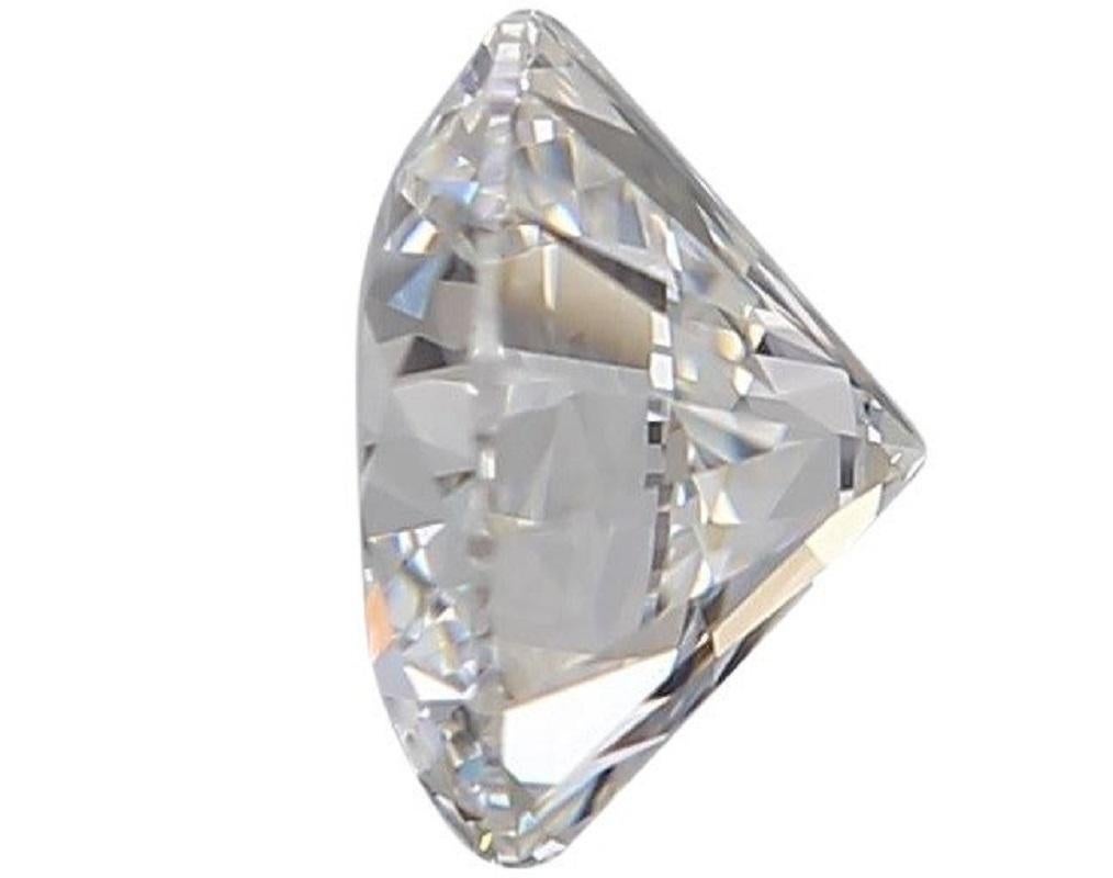 Round Cut 1 pc Natural Diamond - 0.40 ct - Round - E - SI1- IGI Certificate For Sale