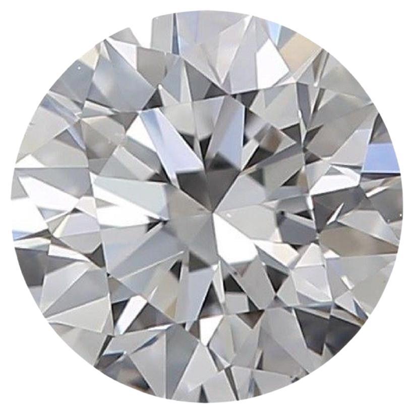 1 pc Natural Diamond - 0.40 ct - Round - E - SI1- IGI Certificate