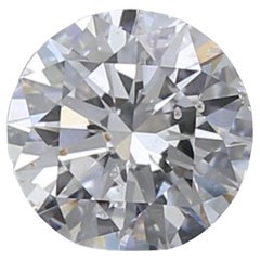 1 pc Natural Diamond - 0.41 ct - Round - D (colourless) - SI2 IGI (B)- IGI Cert