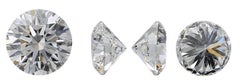 1 pc Natural Diamond - 0.41 ct - Round - I - SI2- GIA Certificate