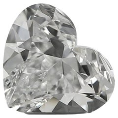 1 carat diamant naturel - 0,50 carat - Taille en cur - Certificat VVS1-GIA