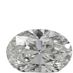 1 pice Diamant naturel - 0,50 carat - Ovale - Certificat VS1- GIA