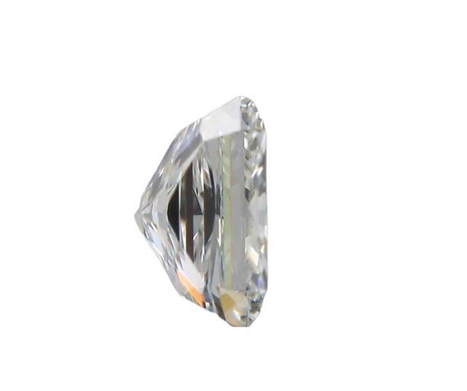 1 pc Natural Diamond - 0.50 ct - Radiant - I - VS1- GIA Certificate In New Condition For Sale In רמת גן, IL