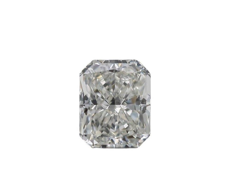 Women's or Men's 1 pc Natural Diamond - 0.50 ct - Radiant - I - VS1- GIA Certificate For Sale