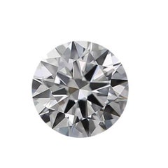 1 carat de diamant naturel, 0,51 carat, rond, brillant, E, VS2, certificat GIA