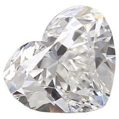 1 Pc Natural Diamond 0.53 Ct Heart D IF, IGI Certificate