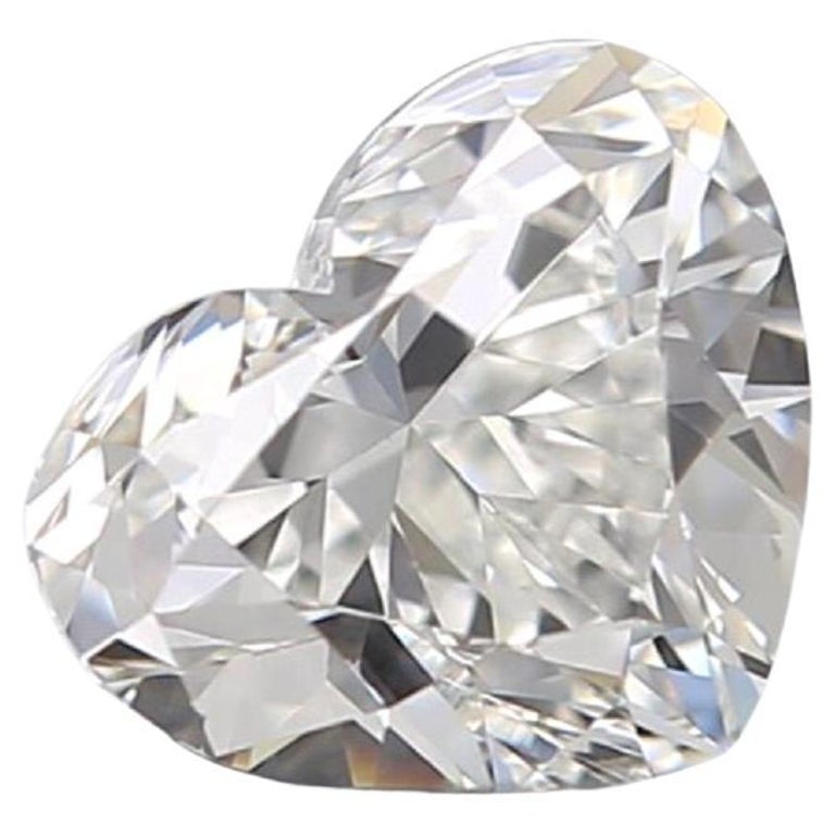 1 Pc Natural Diamond 0.53 Ct Heart D IF, IGI Certificate For Sale