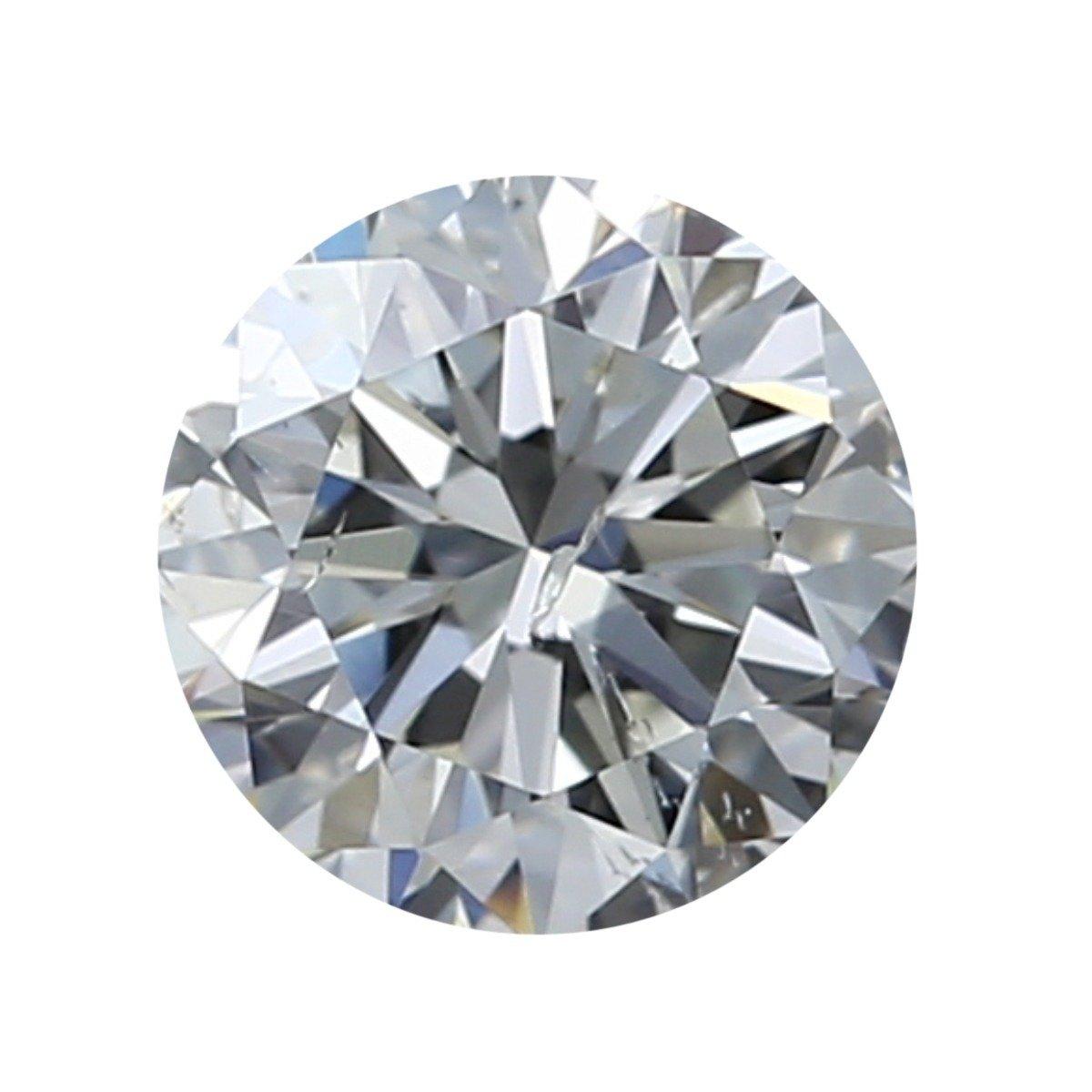 1 pc Natural Diamond - 0.70 ct - Round - I - SI2- IGI Certificate For Sale 2