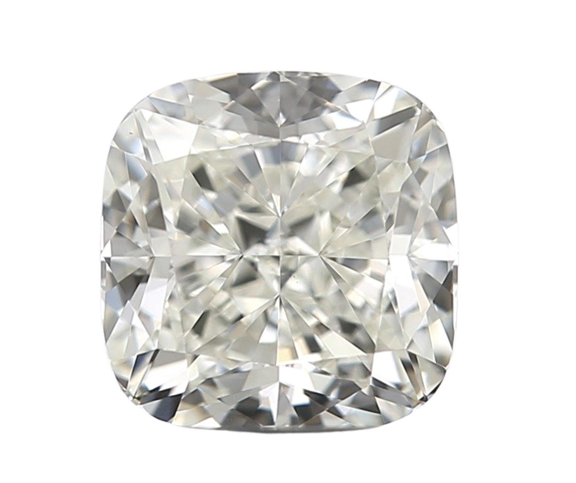 1 pc Natural Diamond - 0.71 ct - Cushion - J - VS1- GIA Certificate For Sale 2