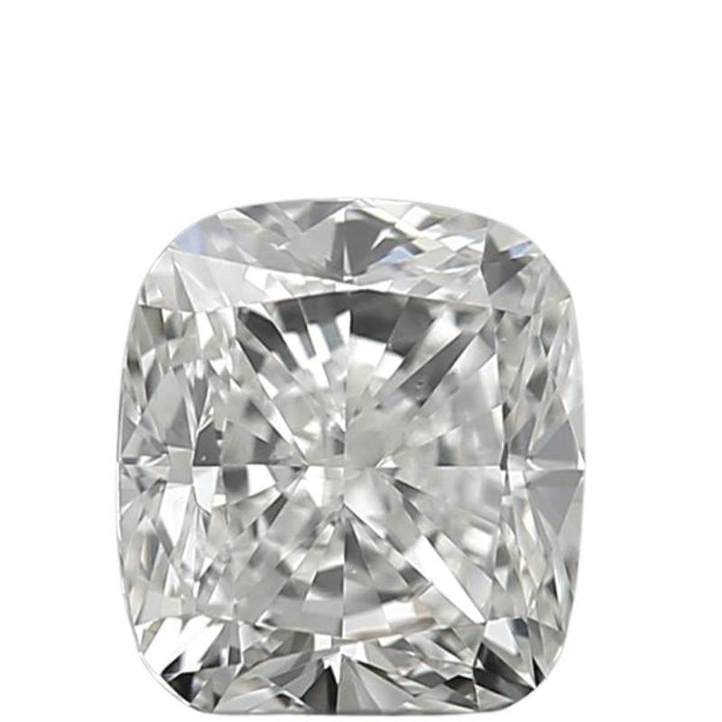 Femenino o masculino 1 Pieza Diamante Natural, 0.75 Ct, Cojín, J, SI1, Certificado GIA en venta