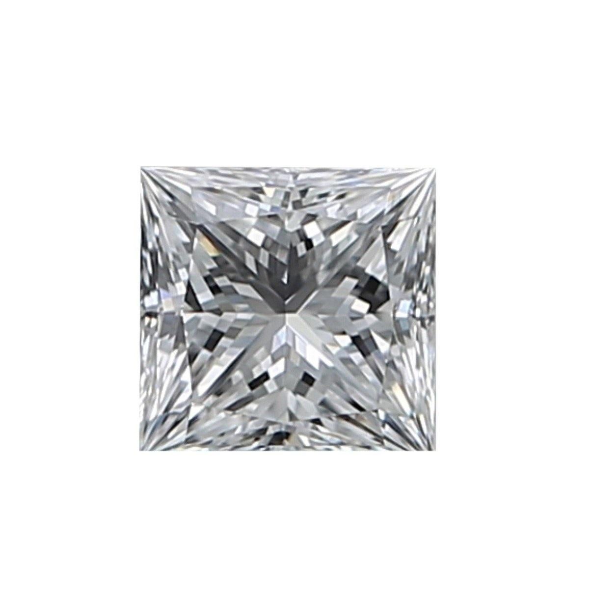 1 pice Diamant naturel - 0,81 carat - Princesse - E - VS1- Certificat GIA en vente 1