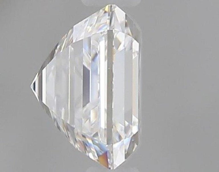 Asscher Cut 1 pc Natural Diamond - 0.90 ct - Asscher - D (colourless) - IF (flawless)- IGI For Sale