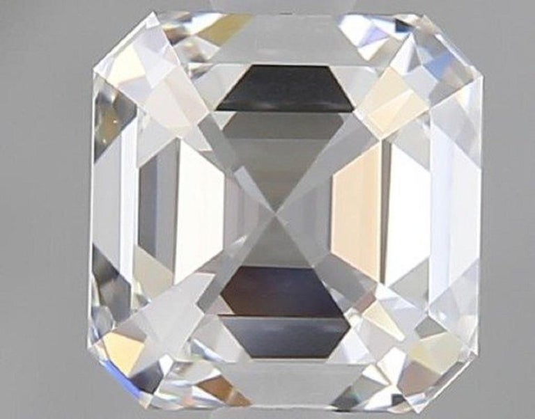 Women's or Men's 1 pc Natural Diamond - 0.90 ct - Asscher - D (colourless) - IF (flawless)- IGI For Sale