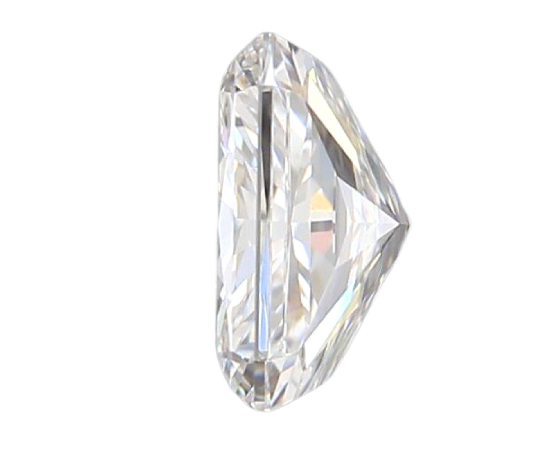 Radiant Cut 1 Pc Natural Diamond, 0.92 Ct, Radiant, F, VS2, IGI Certificate For Sale