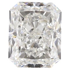1 carat de diamants naturels 0,92 carat, taille radiant, F, VS2, certificat IGI