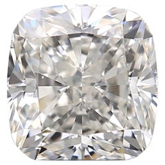 1 pc Natural Diamond - 0.94 ct - Cushion - I - SI1- GIA Certificate