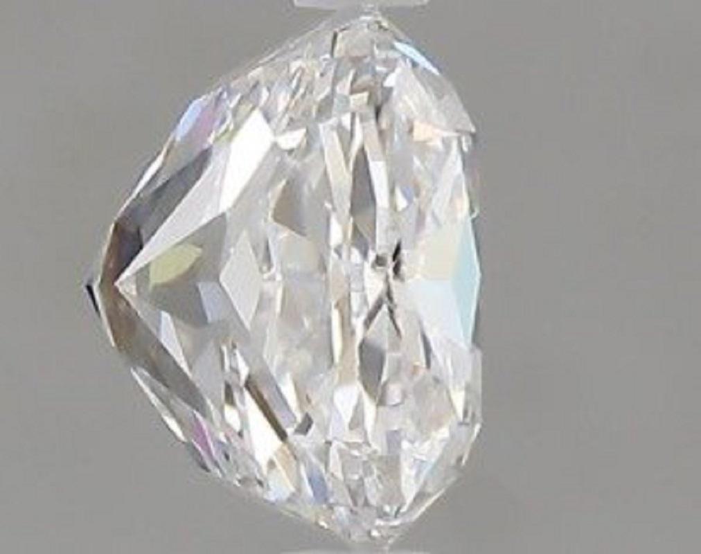 1 Pc Natural Diamond, 1.00 Ct, Cushion, D 'Colorless' - If 'Flawless', IGI In New Condition For Sale In רמת גן, IL