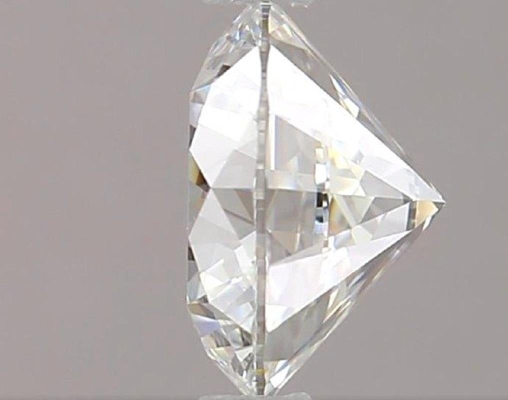 Taille ronde 1 carat de diamant naturel, 1,00 carat, rond, F, VS1, certificat GIA en vente